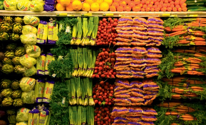 grocery store food