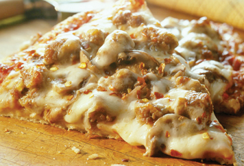 Cheesy Sausage Mushroom Pizza Recipe