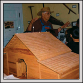 HOKE COUNTY Farm Bureau President Earl Hendrix addressed about 700 fourth-graders who visited the Raeford Hoke Museum. Hendrix talked about the history of agriculture in 1904, when Hoke County was established.