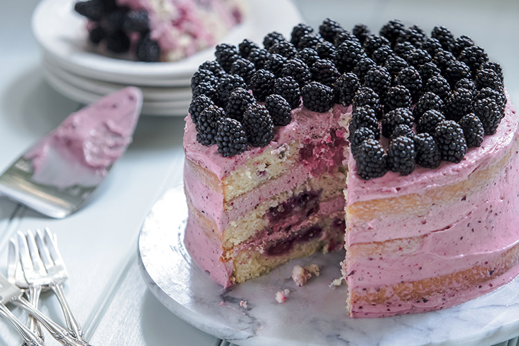 blackberry cake
