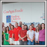 North Carolina Farm Bureau Young Farmers & Ranchers Committee members are leading an effort to collect canned goods for North Carolina in conjunction with Harvest for All.