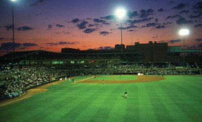 Durham Ballpark Sunset