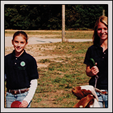 WARREN COUNTY Farm Bureau donated $600 to the Warren County 4-H Livestock Club. Pictured are Emily Willis, left, and Jamie McAuslan, right.